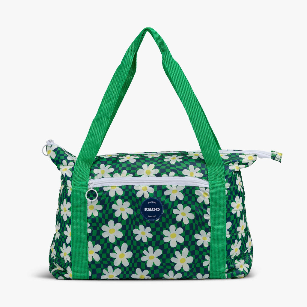 Retro Packable Puffer 20-Can Cooler Bag